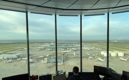 British Airways Virgin Atlantic Heathrow 8 November 2021 (Credit: Nats / YouTube)