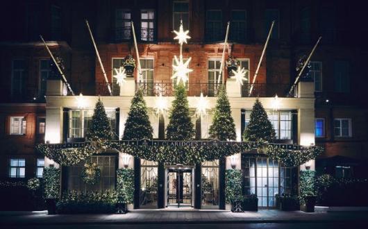 Claridge's in Mayfair has become known for its spectacular festive decorations