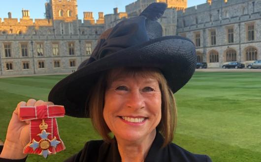 Hays attended Windsor Castle on Tuesday (23 November) 