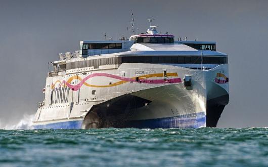 The sailings will be operated on Brittany Ferries’ behalf by Condor Ferries using its fast ferry Condor Liberation