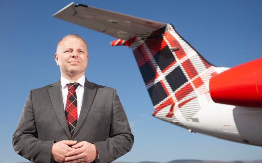Loganair chief executive Jonathan Hinkles said the partnership will provide customers with a wider choice