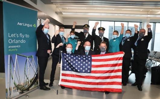 Crew and staff celebrated the launch of the new service