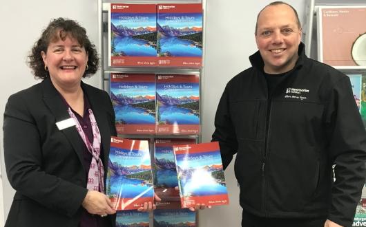 Newmarket Holidays head of trade sales Richard Forde at Miles Morgan Travel in Cirencester