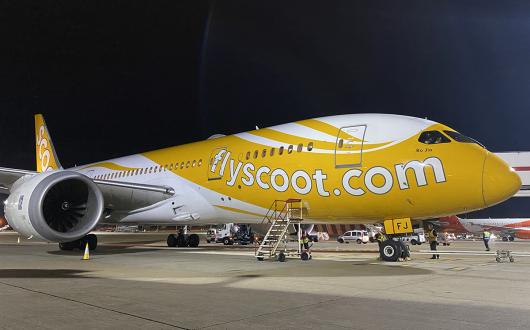 Scoot flies Boeing 787s