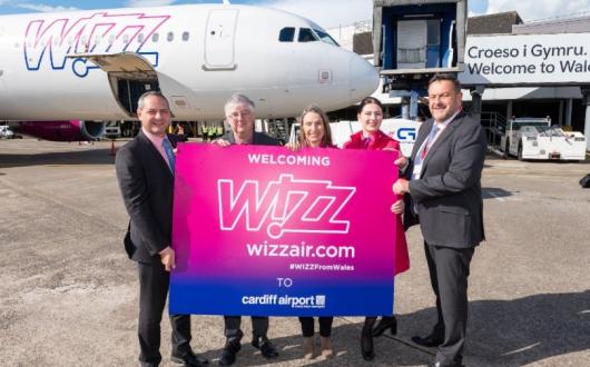 Wizz Air will operate nine routes from its Cardiff base
