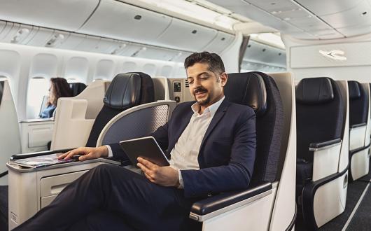 Kuwait Airways' wide-body business class