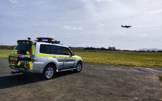 Edinburgh airport has converted some of its ground vehicles to run on vegetable oil