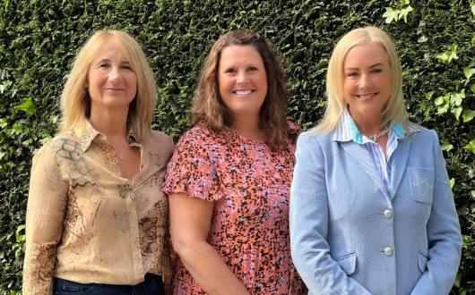 L-R: Lindsey Winterburn, Cherie Richards and Ruth Endacott