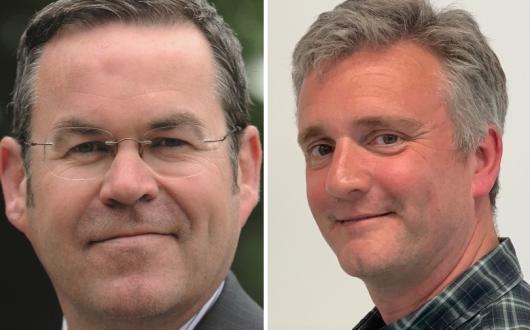 (L-R) Chris Simmons and Ewan Moore