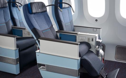 KLM's new premium economy seating