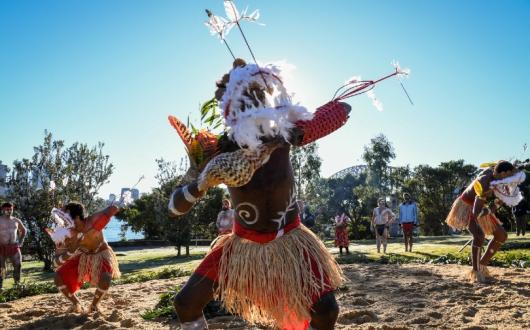 The event featured a celebration of First National culture and tradition (Credit: Tourism Australia)