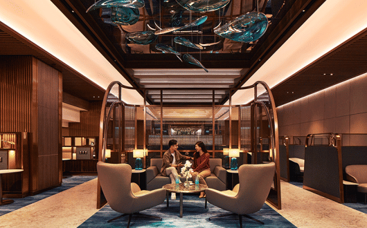 The Private Room is the top tier of lounges