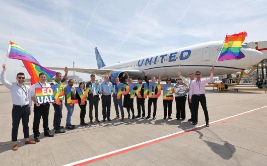 United Airlines will take part in Pride in London