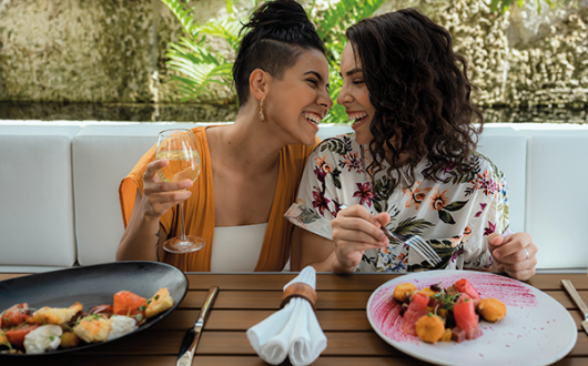 Florida Fest LGBTQ Sarasota - LGBTQ - Women Dining 600x400.png