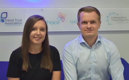 Kristy Garnett and Ross East