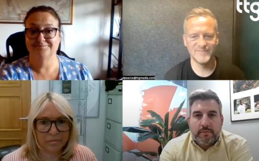 TTG chief executive Daniel Pearce was joined by Gold Medal managing director Simon Applebaum, Designer Travel managing director Amanda Matthews and ITT director of education Claire Steiner 