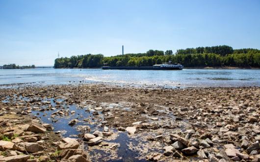 The Rhine (pictured in 2018) has been particularly affected (Credit: iStock)