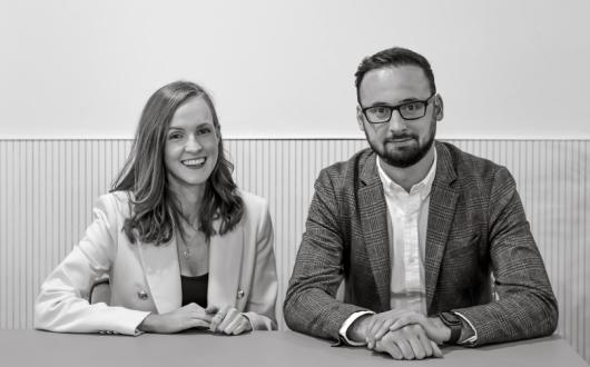 Aine McKenna (More Life VIP) and Brad Nobbs (Booked It Group)