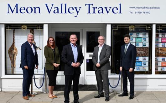 The Meon Valley team, L-R: James Beagrie, Sam Orton, David Thomas, Tony McDaid and Velichko Ganchev
