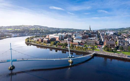 The Peace Bridge in Derry~Londonderry (Credit: Visit Derry / Chris Hill)