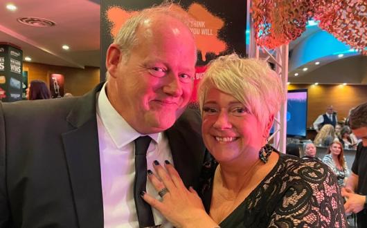 Barry Coatman popped the question after Seaside was named one of Jet2's top sellers
