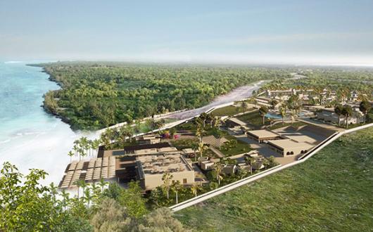 Emerald Zanzibar Resort & Spa is surrounded by jungle and a reef