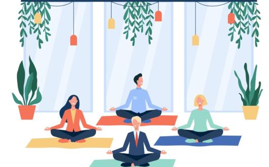 Help staff find their inner sense of calm with regular yoga or meditation sessions