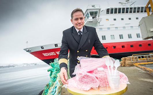 Hurtigruten has banned single-use plastics on its ships and land-based operations to help turn the tide on plastic usage