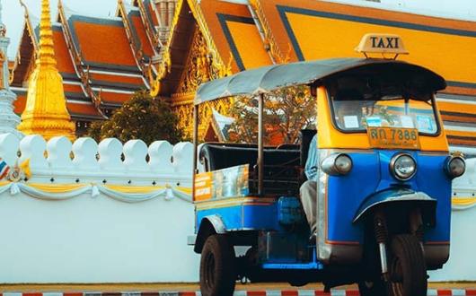 A tuk tuk in Thailand. Credit: Unsplash