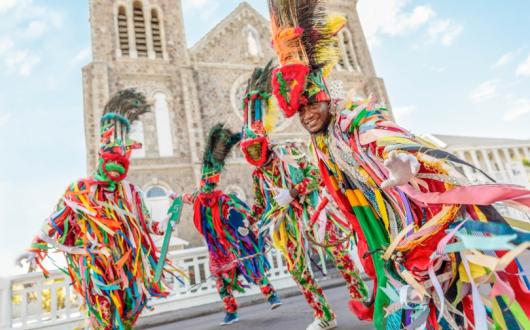 Sugar Mas, the St Kitts and Nevis National Carnival, runs from late November to early January