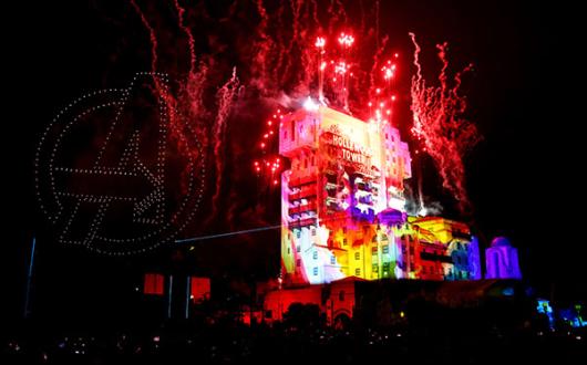 The new Avengers Power the Night show will run until 8 May 