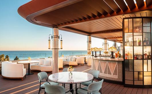 Anantara Plaza Nice offers a panoramic rooftop bar