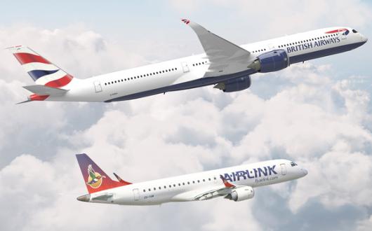 British Airways is partnering with South Africa's Airlink