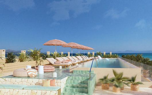 The rooftop at the family-friendly Iberostar Selection Albufera Park