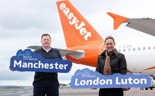 EasyJet has continued its expansion at Belfast City