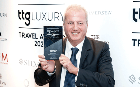 Roy Collett at the TTG Luxury Travel Awards
