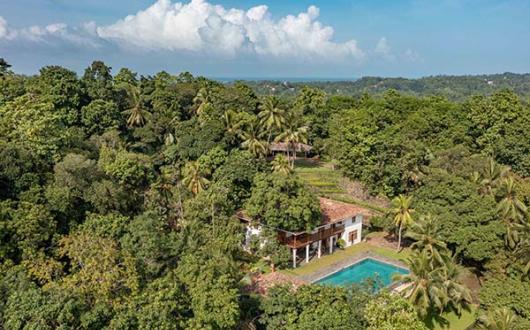 The newly renovated Malinga Kanda villa from Eden Villas, near Galle 