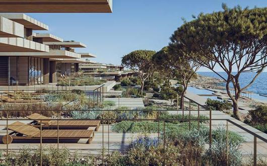 The design of Six Senses Comino is intended to blur the boundaries between outdoor and indoor spaces