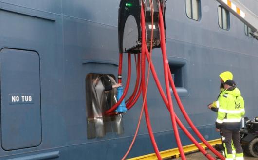 Fred Olsen ships use shore power connection for the first time