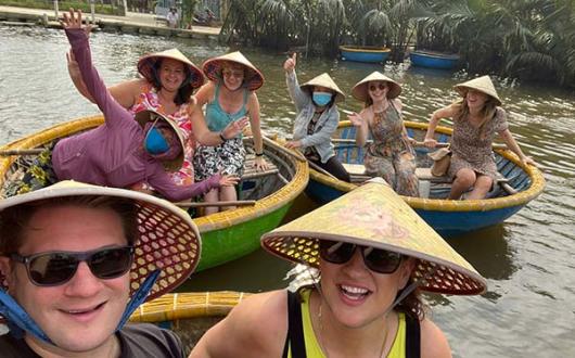Hays Travel’s Emma Barsdell (front right) is among the new ambassadors, and is pictured on G Touring’s fam trip to Vietnam last year