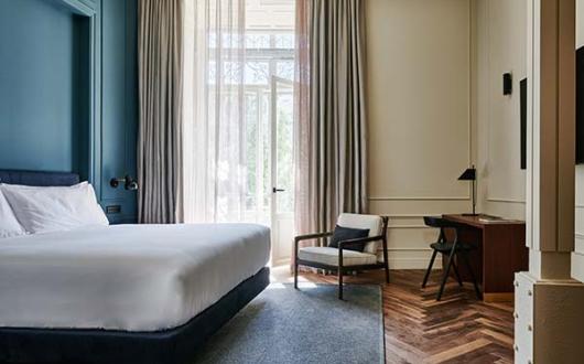 Guests can choose between five room types at Nobu Hotel Sevilla. Credit: Daniel Schafer