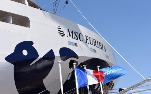 MSC Cruises takes delivery of second LNG-powered ship, Euribia
