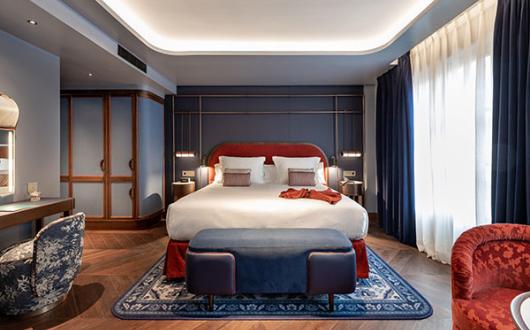A grand deluxe room at the Seda Club Hotel in Granada, which opened this year