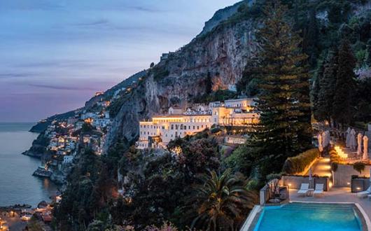 The Anantara Convento di Amalfi Grand Hotel offers views across the Amalfi coast