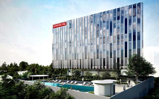A rendering of The Standard, Singapore, due to open in 2024
