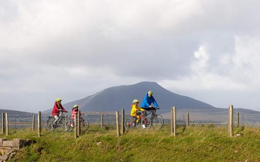 The Great Western Greenway in Co. Mayo is the ideal spot for visitors to cycle, walk or hike, and immerse themselves in Ireland’s great outdoors. Credit: Failte Ireland / Outlier