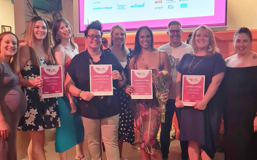 The Travel Pride Champions 2024 alongside partners Attraction World Group, Florida Keys and Key West, WeTravel