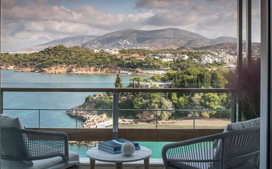 Four Seasons Astir Palace Hotel offers views across the Athens Riviera 