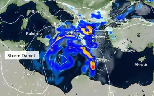 Storm Daniel prompts FCDO weather warning for Italy, Greece and Malta
