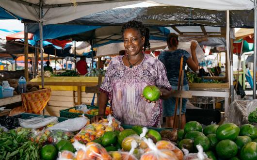 Castries market